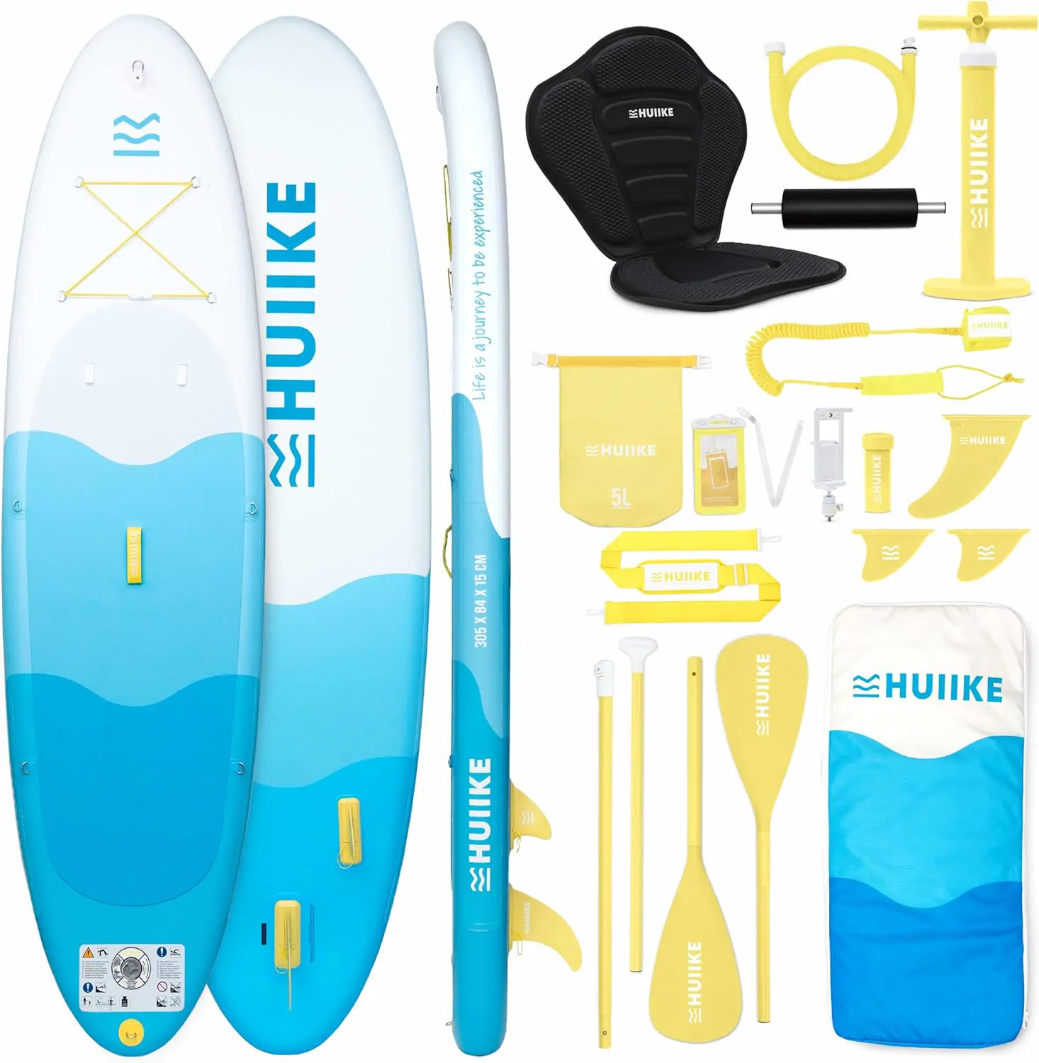 HUIIKE Paddle Gonflable Adulte avec Accessoires Inclus