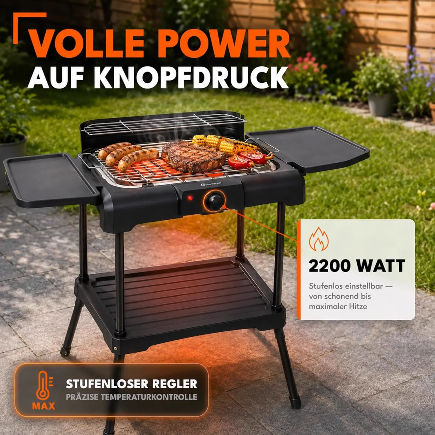 Barbecue électrique 40 x 24 cm vue 3