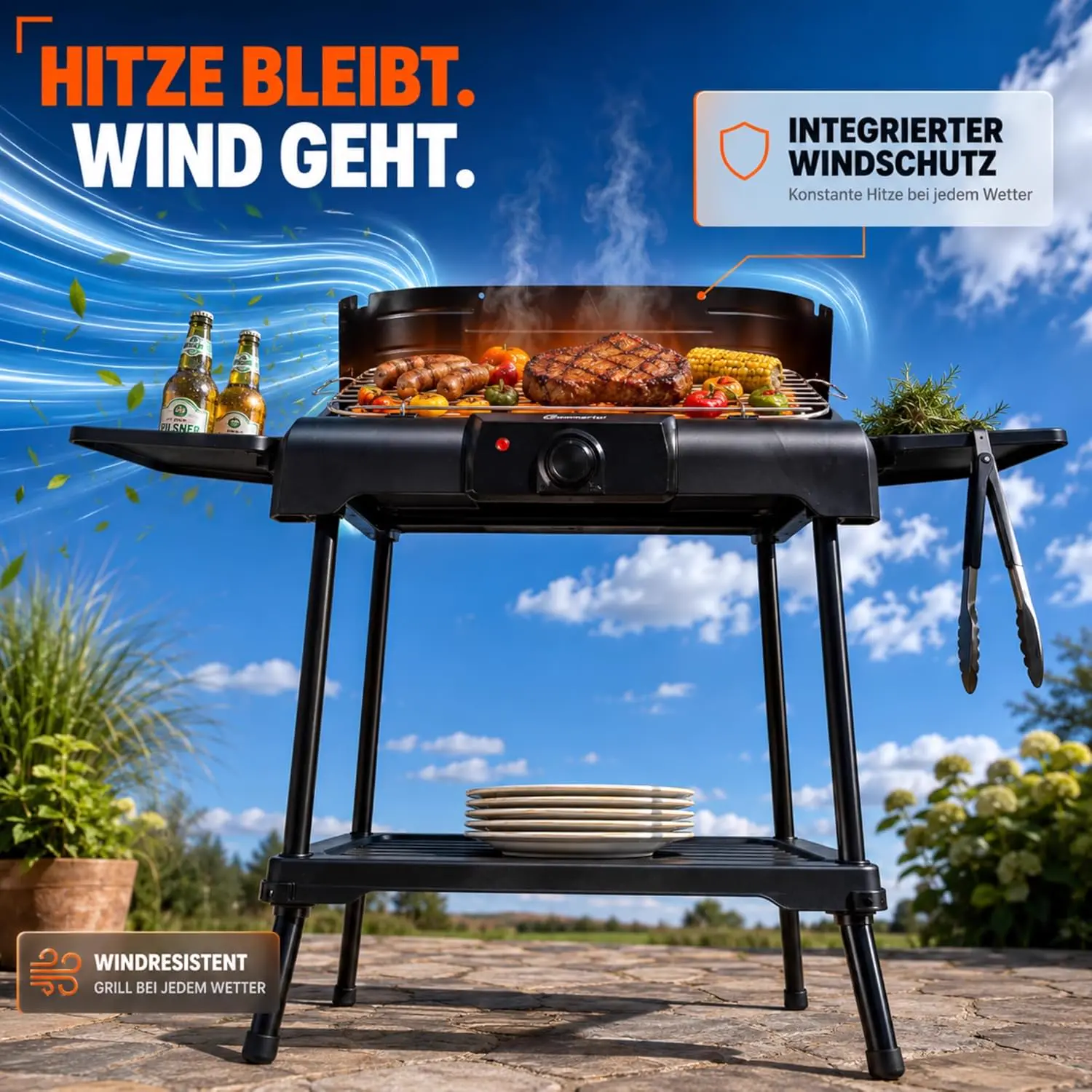 Barbecue électrique 40 x 24 cm vue 4
