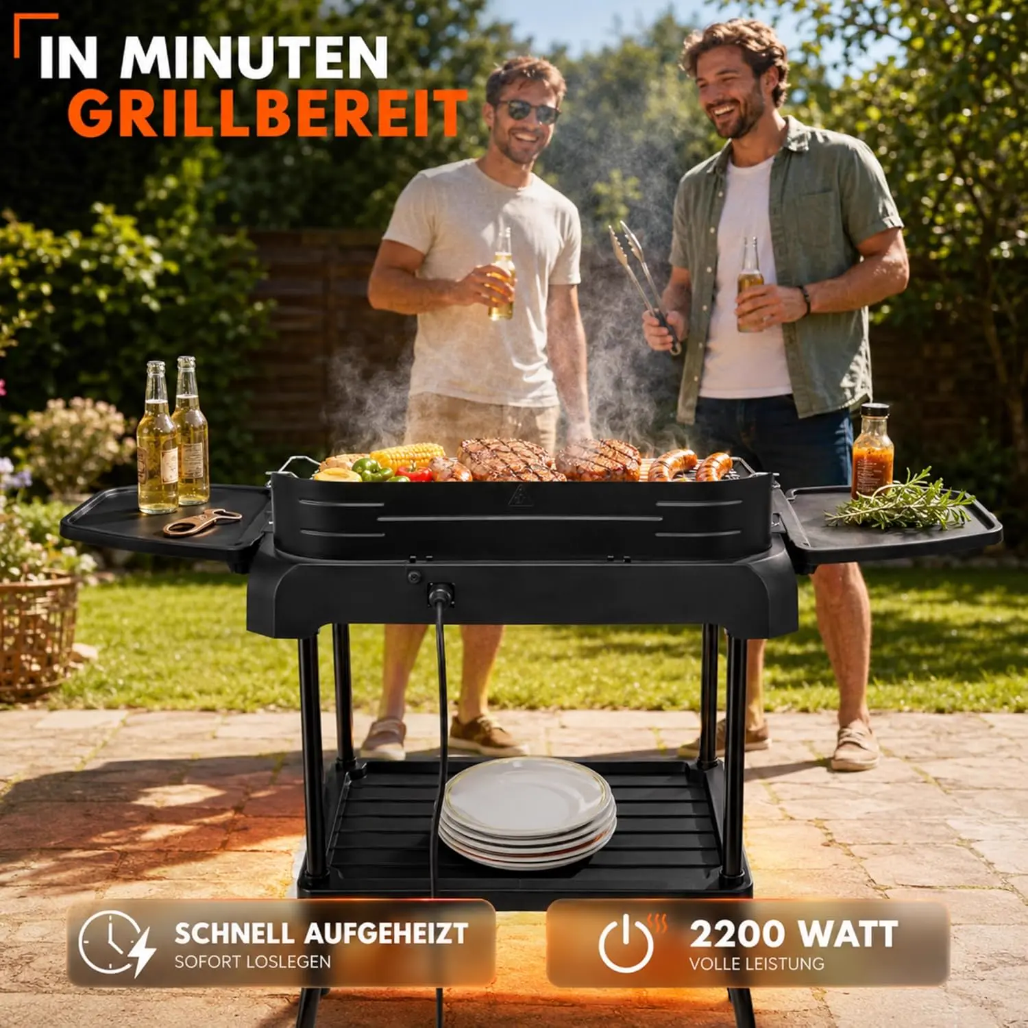 Barbecue électrique 40 x 24 cm vue 5
