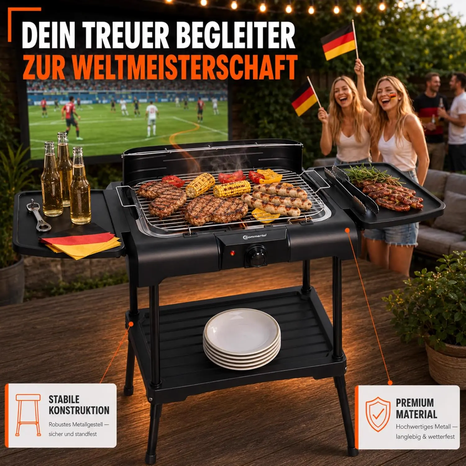 Barbecue électrique 40 x 24 cm vue 7