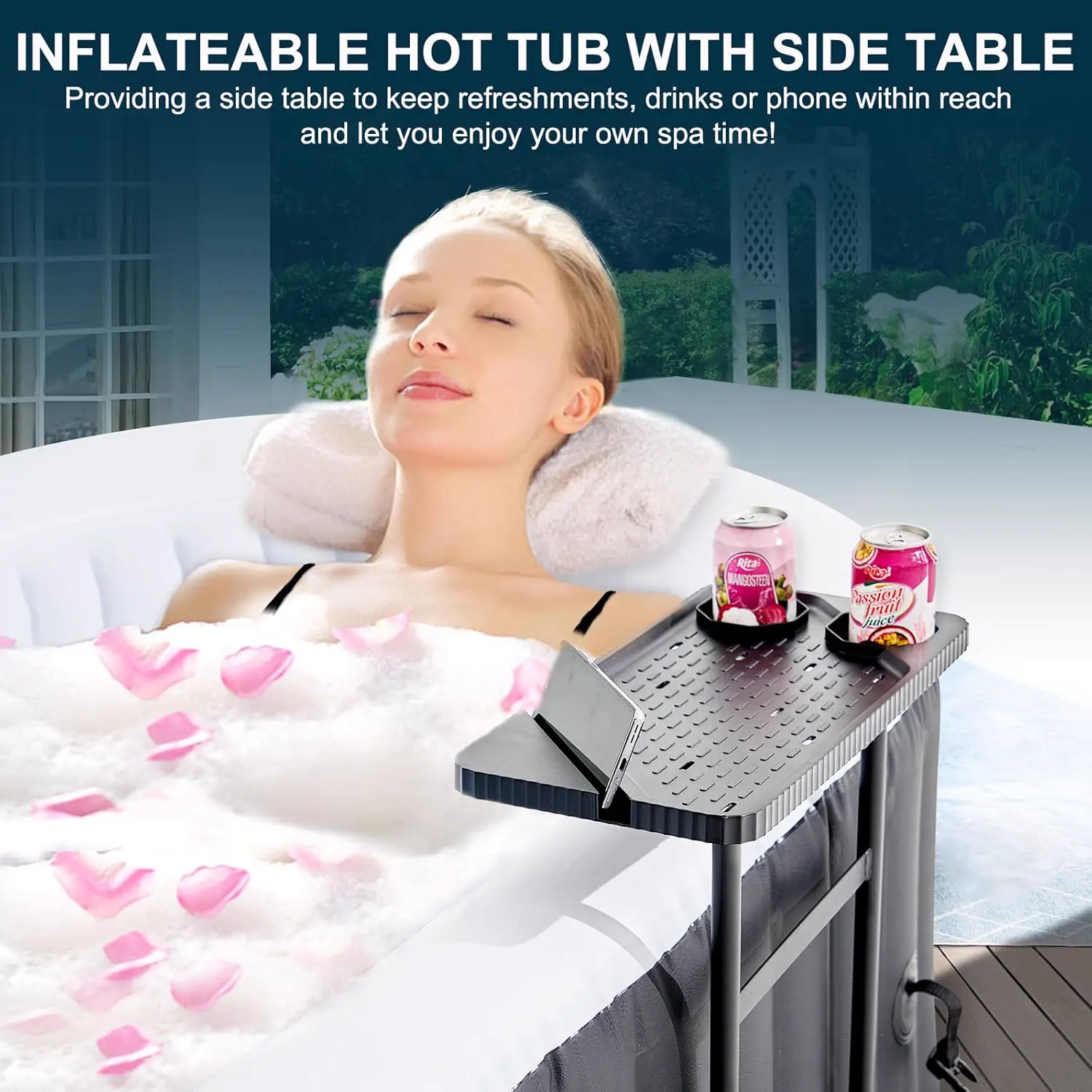 Spa gonflable 2 personnes 4 places 120 x 63,5 cm vue 8
