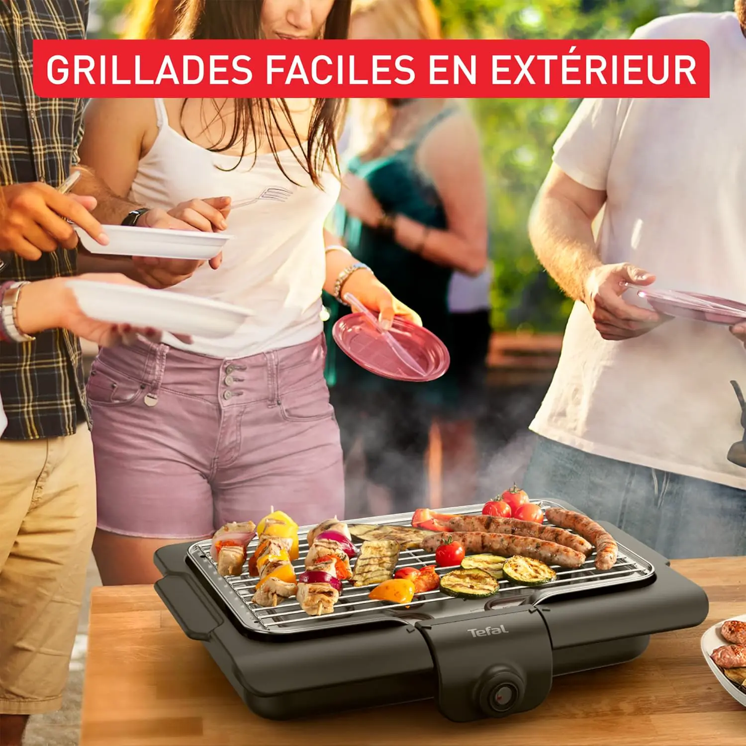 Barbecue électrique en acier 35 X 21 cm vue 3