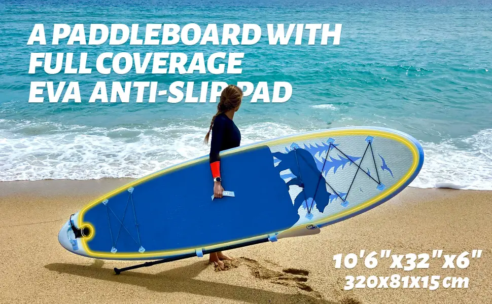 Paddle gonflable Kit de Planche de Stand up Paddle Gonflable a… — contenu détaillé 1