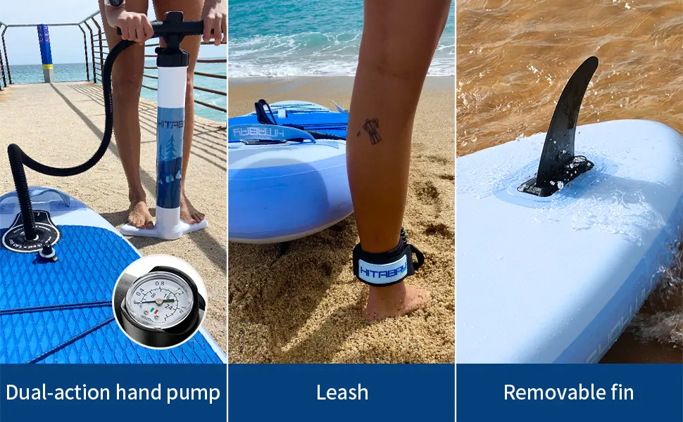 Paddle gonflable Kit de Planche de Stand up Paddle Gonflable a… — contenu détaillé 3