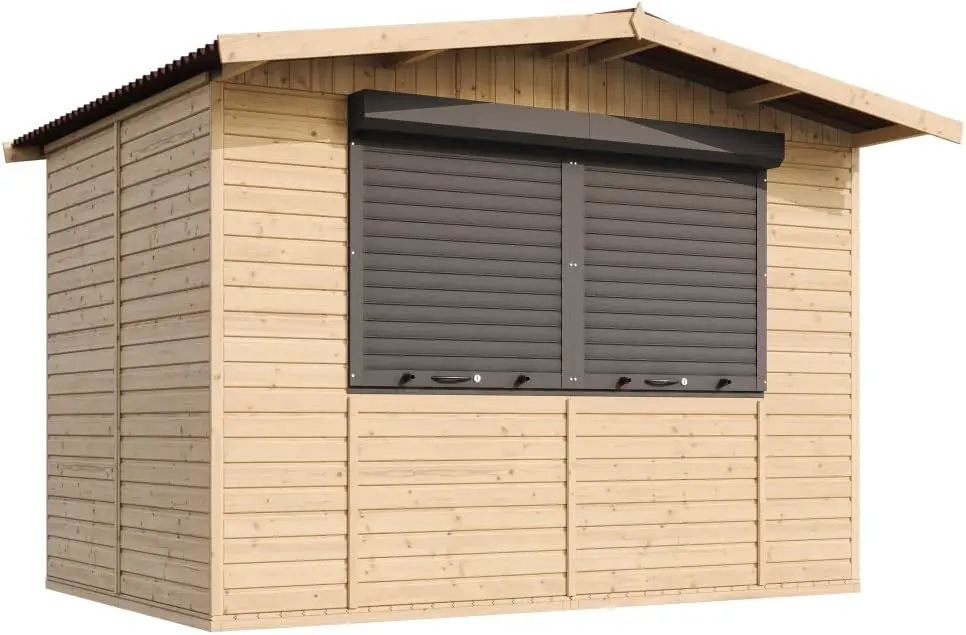 Abri de jardin en bois en bois 6,03 m² vue 3