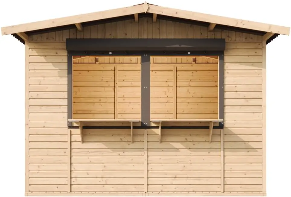 Abri de jardin en bois en bois 6,03 m² vue 6