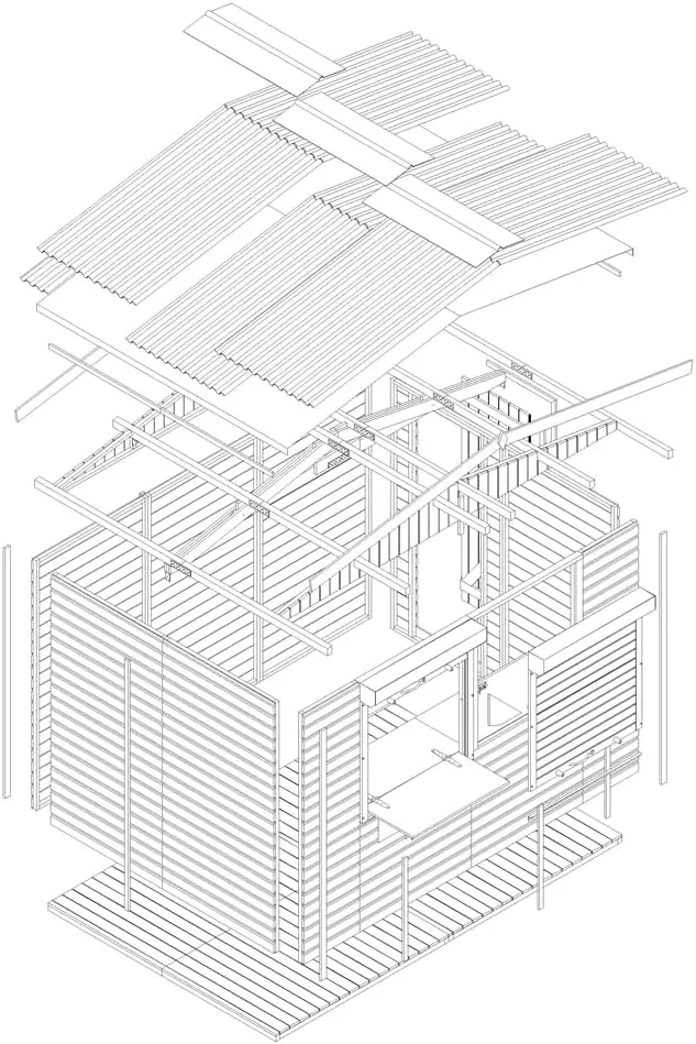 Abri de jardin en bois en bois 6,03 m² vue 7
