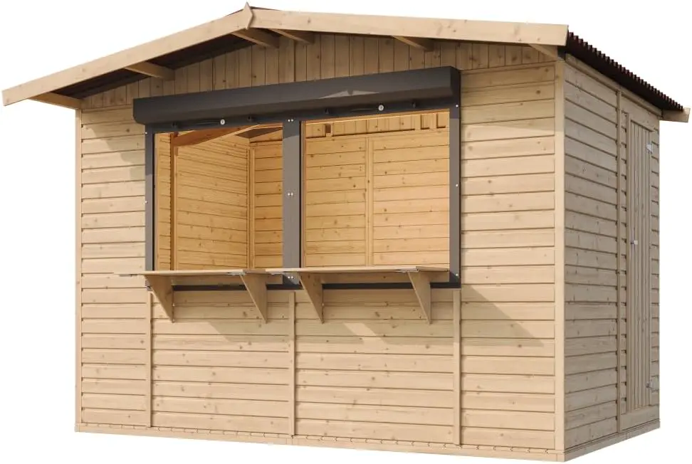 Abri de jardin en bois en bois 6,03 m² vue 8