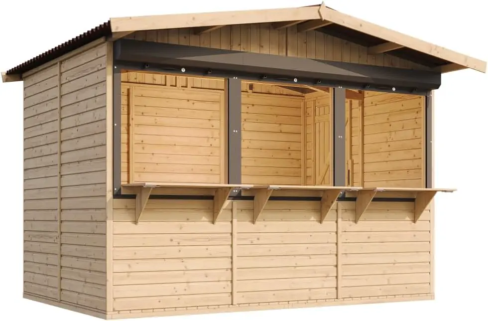 TIMBELA Abri de Jardin en Bois M150AZ