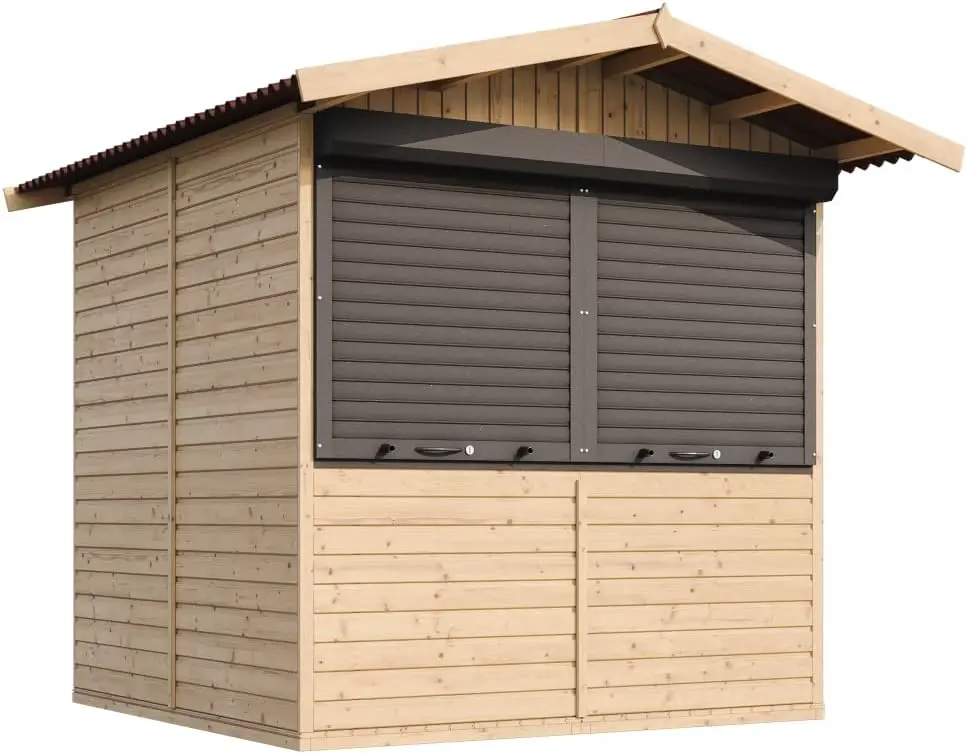 Abri de jardin en bois en bois 4,08 m² vue 3