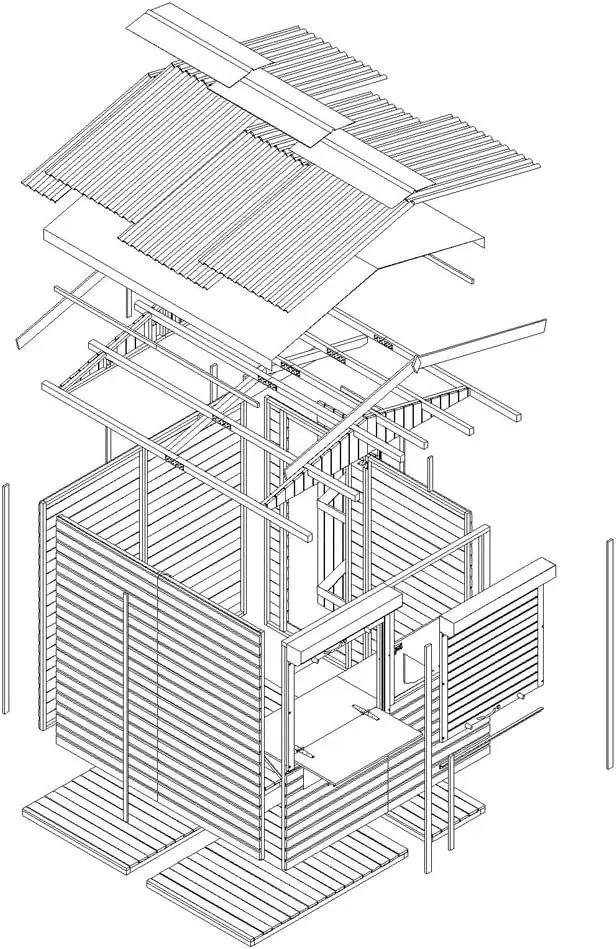 Abri de jardin en bois en bois 4,08 m² vue 7