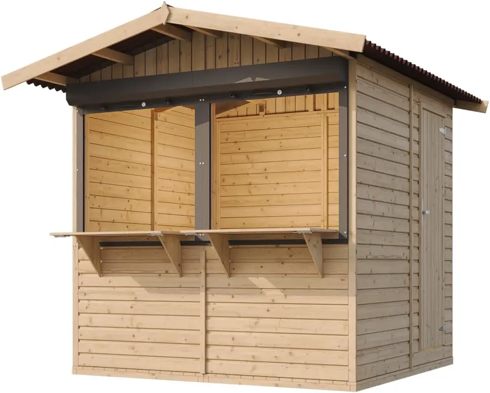 Abri de jardin en bois en bois 4,08 m² vue 8