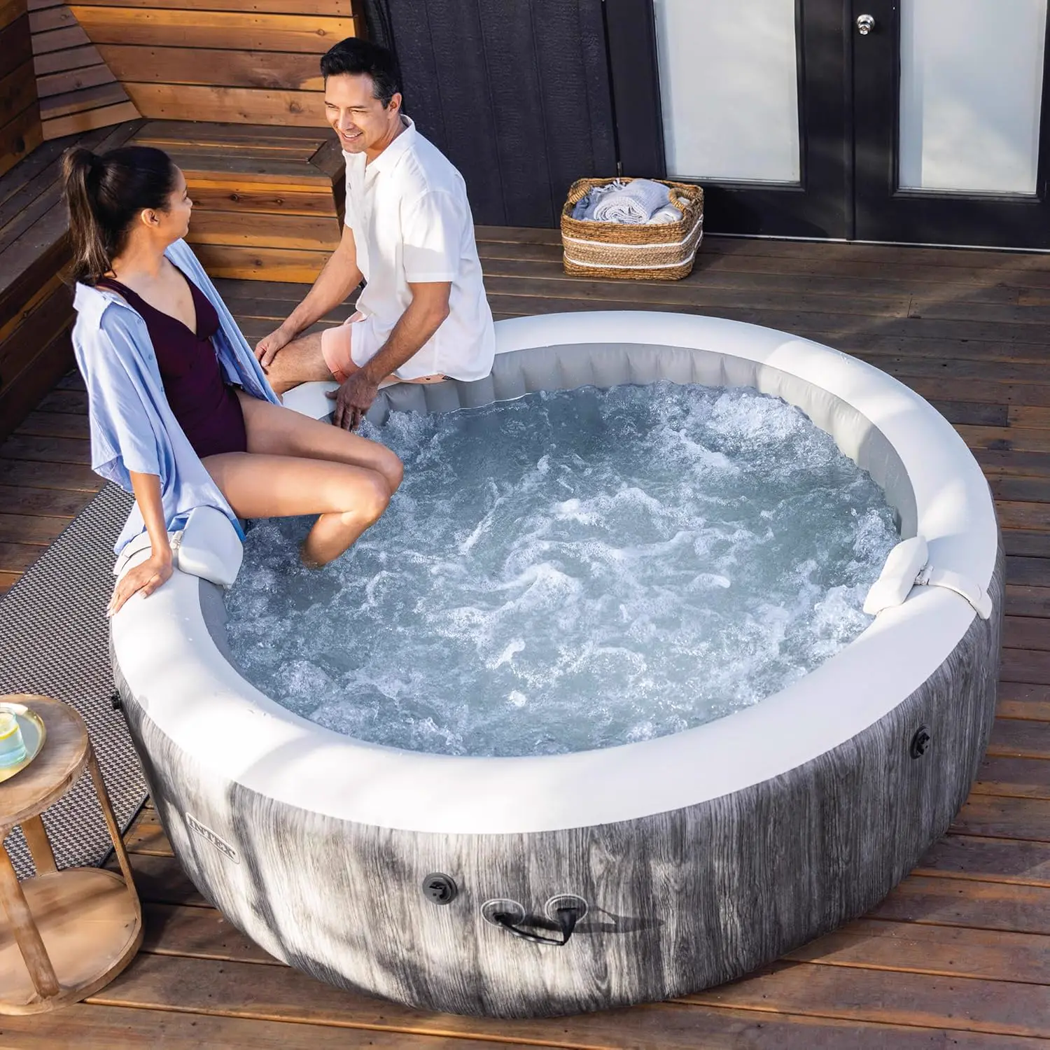 Spa gonflable 6 personnes 6 places 2,16 x 0,71 m vue 2