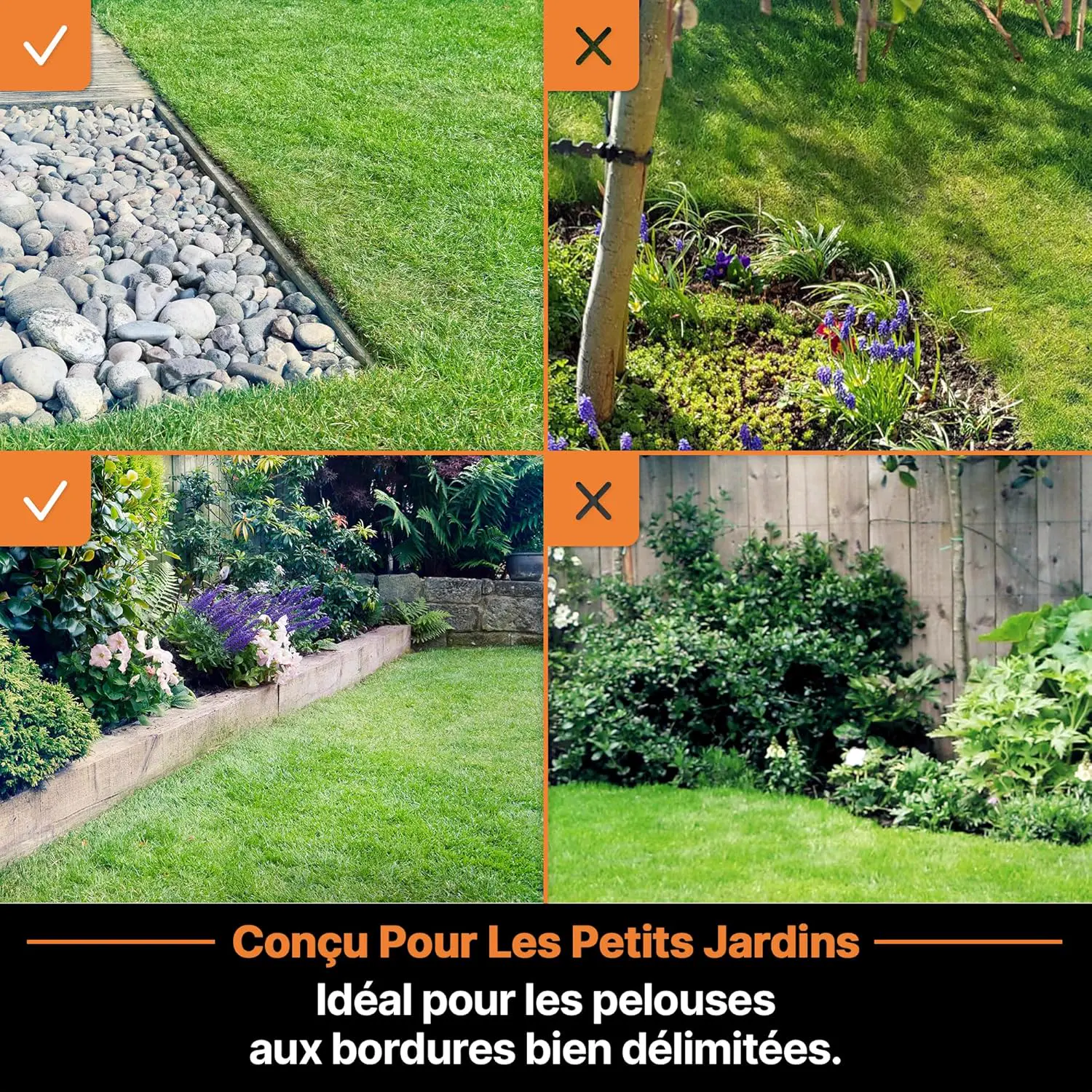 Robot tondeuse naturel 200 m² vue 6
