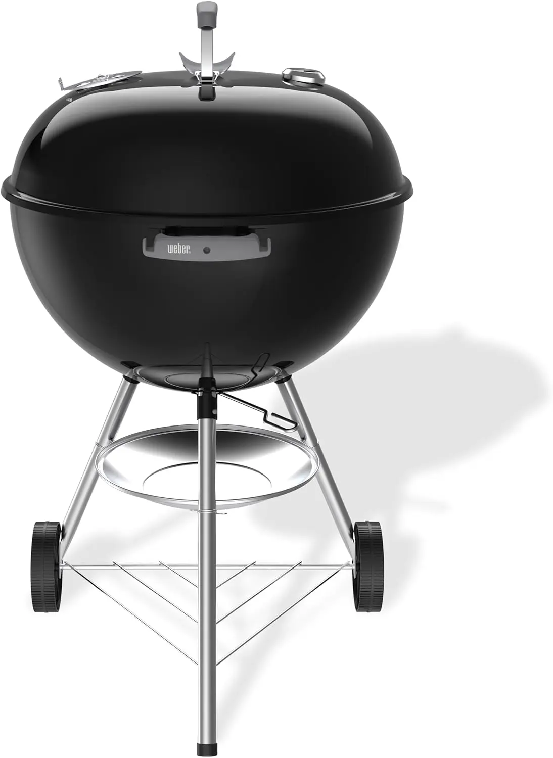 Barbecue weber en acier noir vue 2