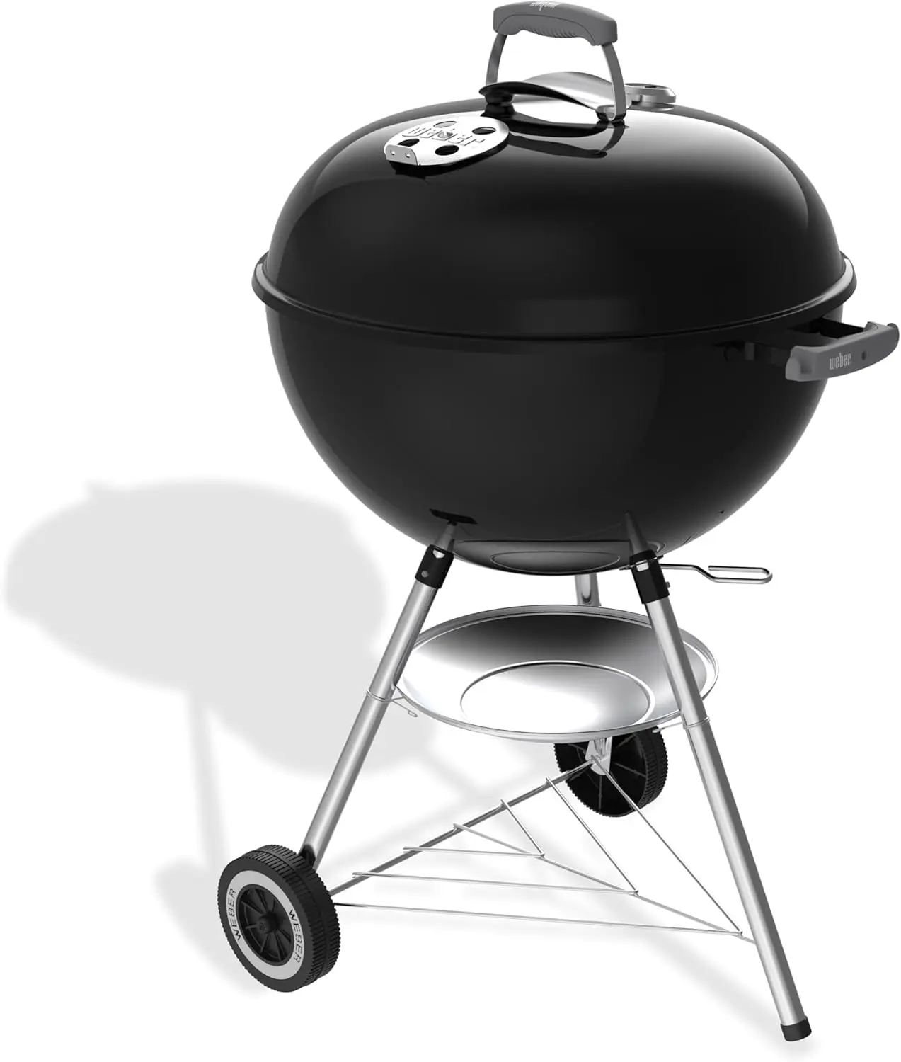 Barbecue weber en acier noir vue 3