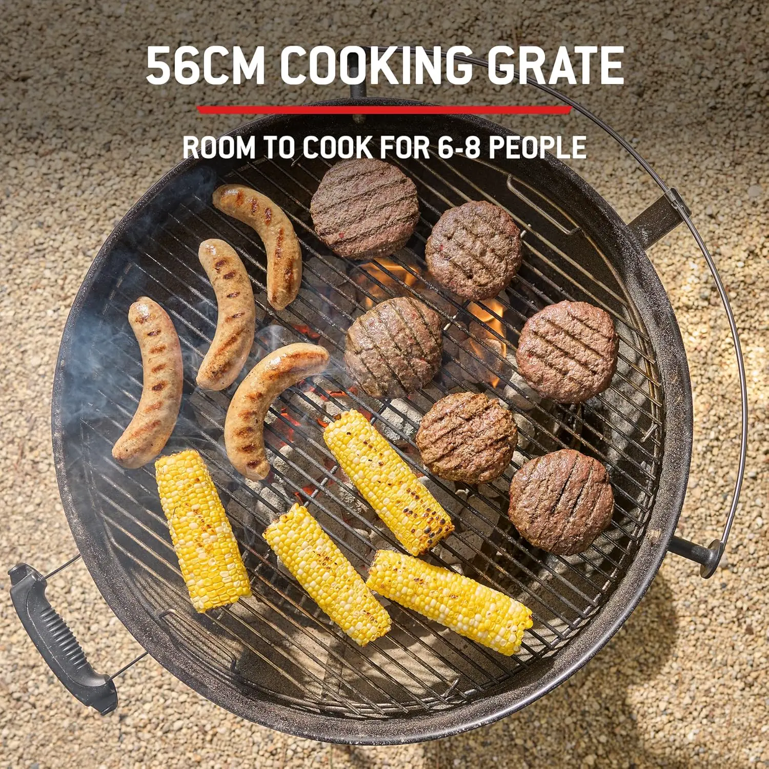 Barbecue weber 8 places en métal 75 x 57 vue 6
