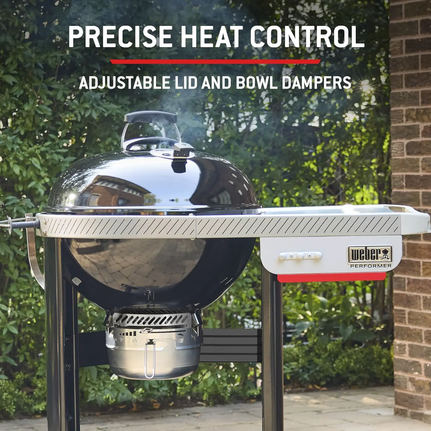 Barbecue weber 8 places en métal 71 x 102 vue 6