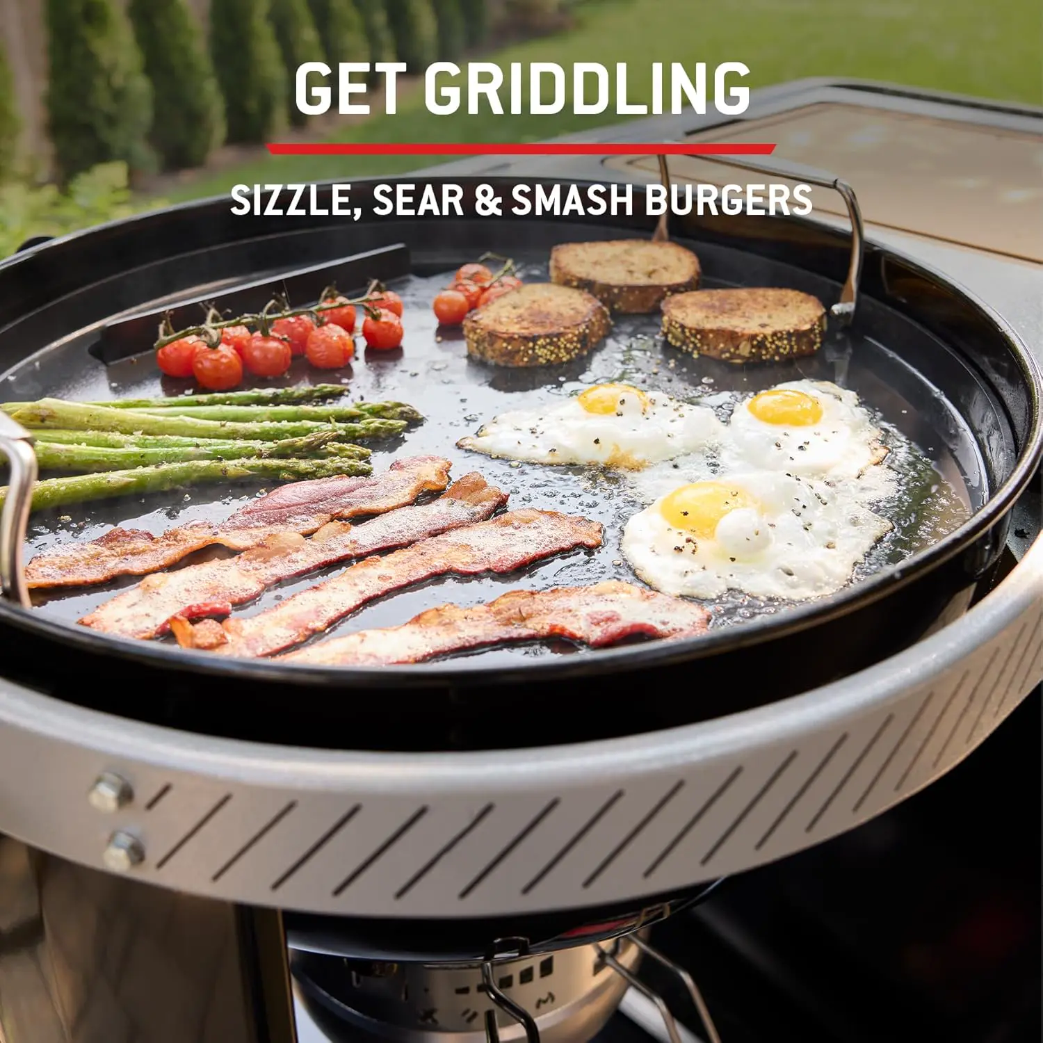 Barbecue weber 8 places en métal 71 x 102 vue 10