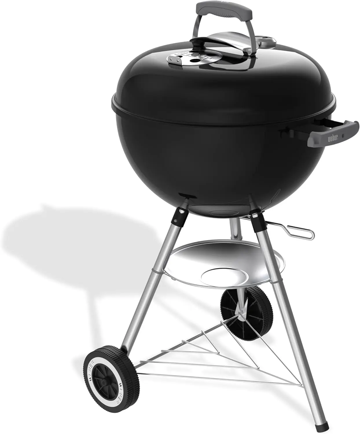 Barbecue weber en acier noir vue 3