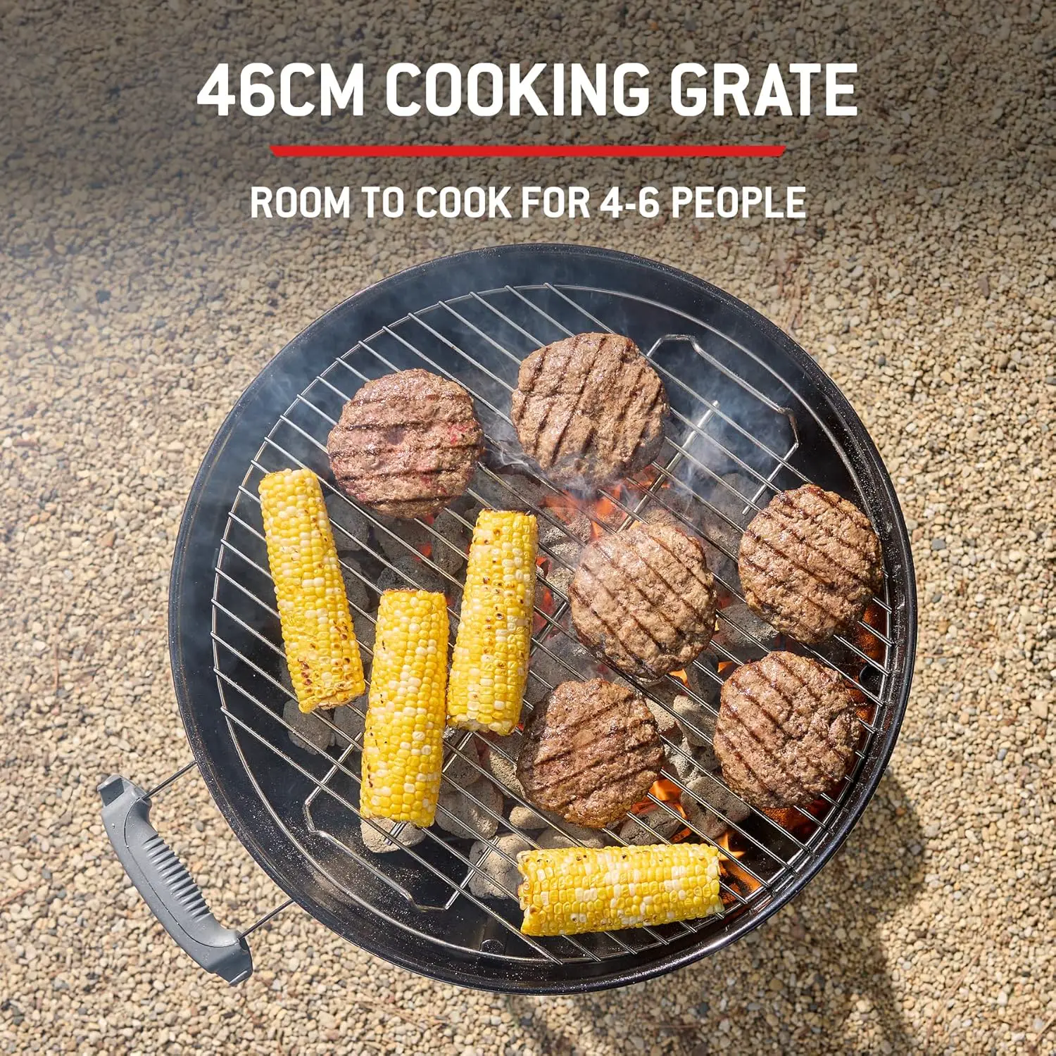 Barbecue weber 6 places en métal 52 x 51,5 vue 6