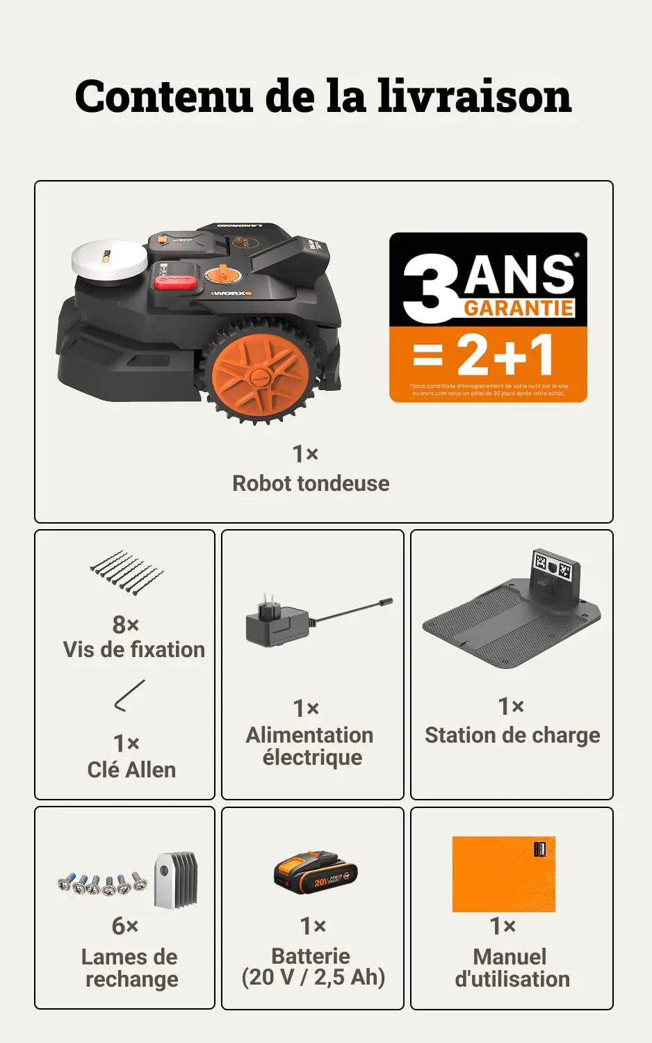 Robot tondeuse en métal noir 400 m² vue 8
