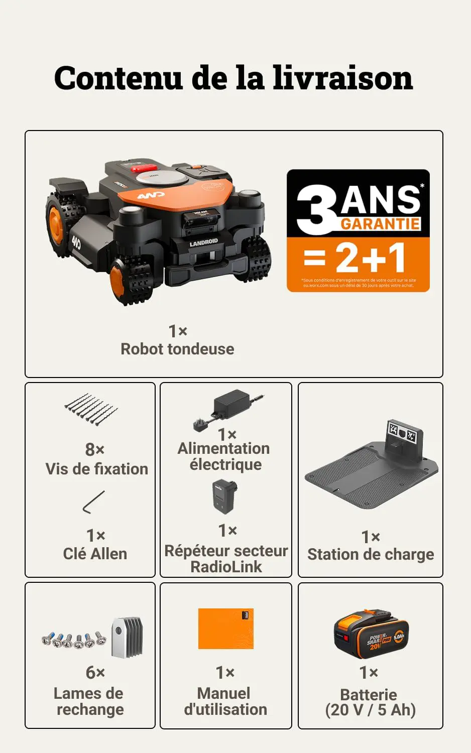 Robot tondeuse en métal noir 2000 m² vue 9