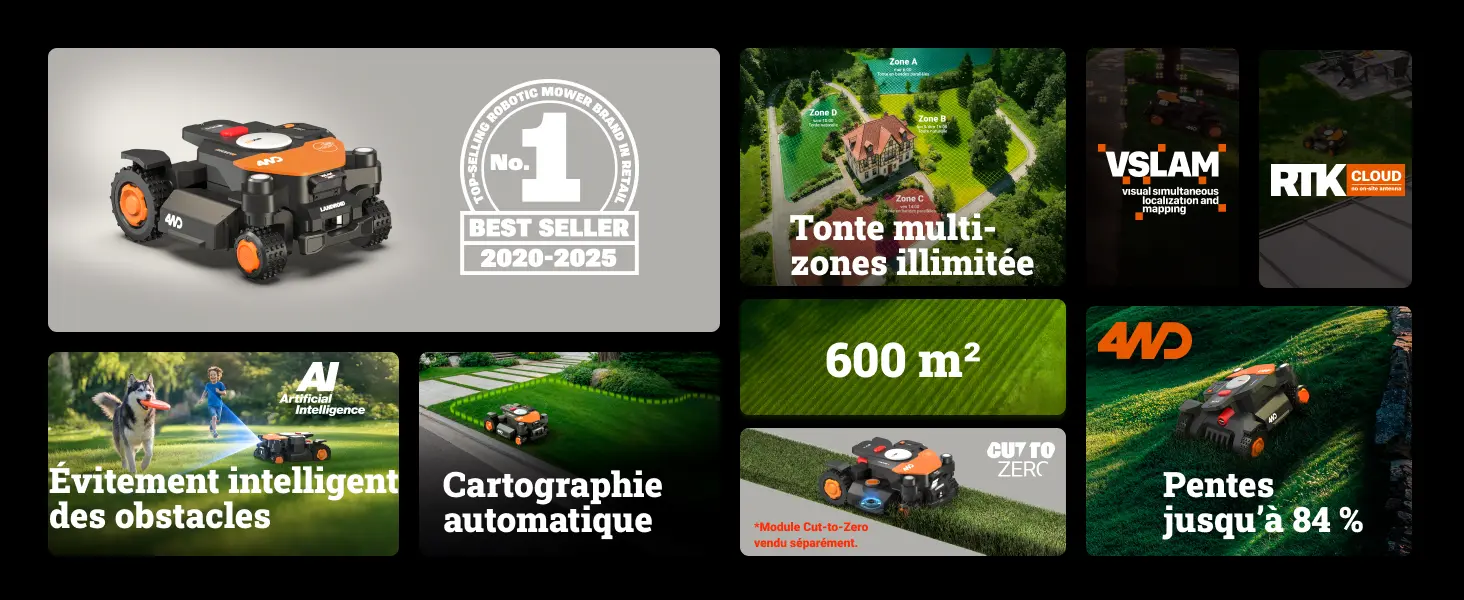 Robot tondeuse naturel 600 m² — contenu détaillé 1