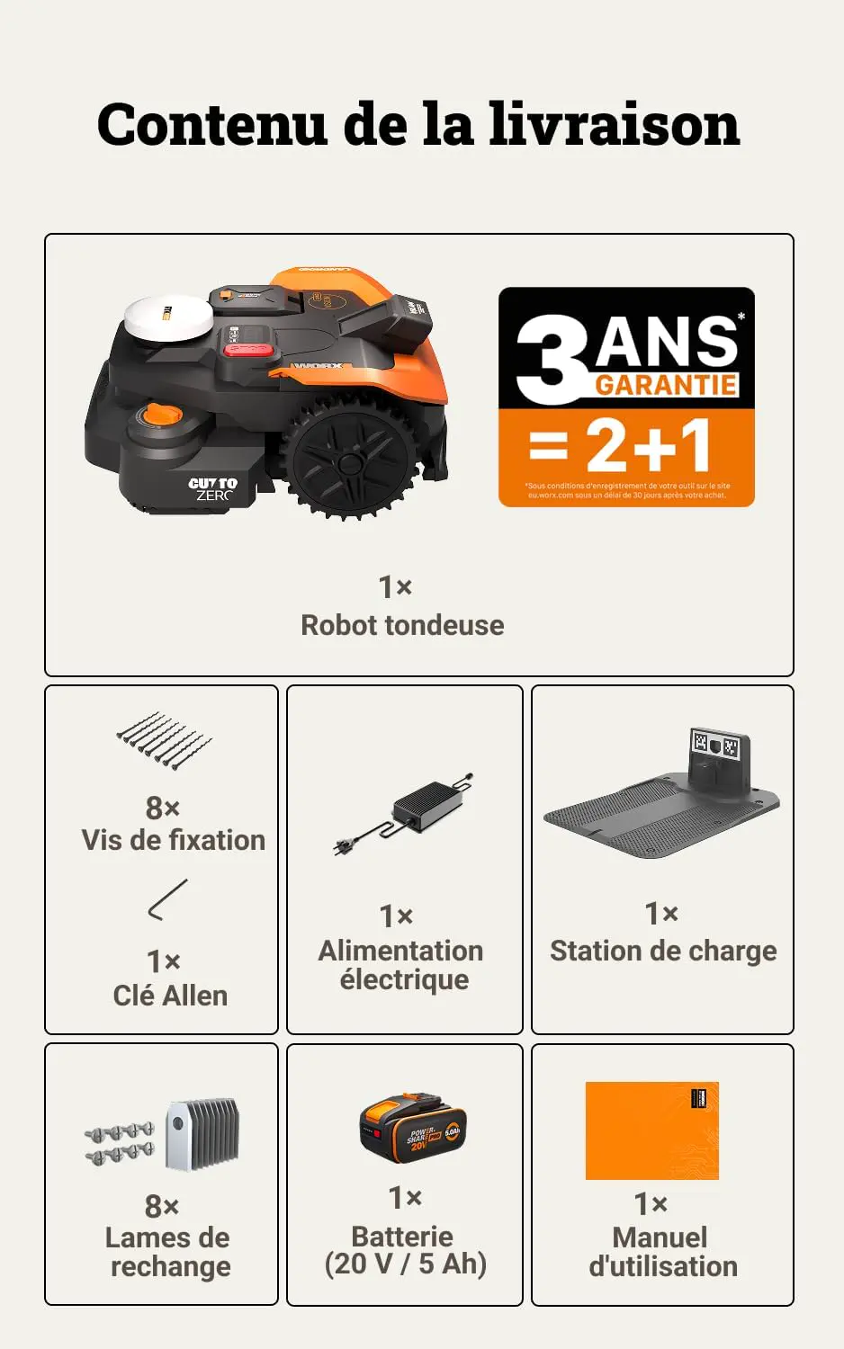 Robot tondeuse en métal noir 3000 m² vue 8
