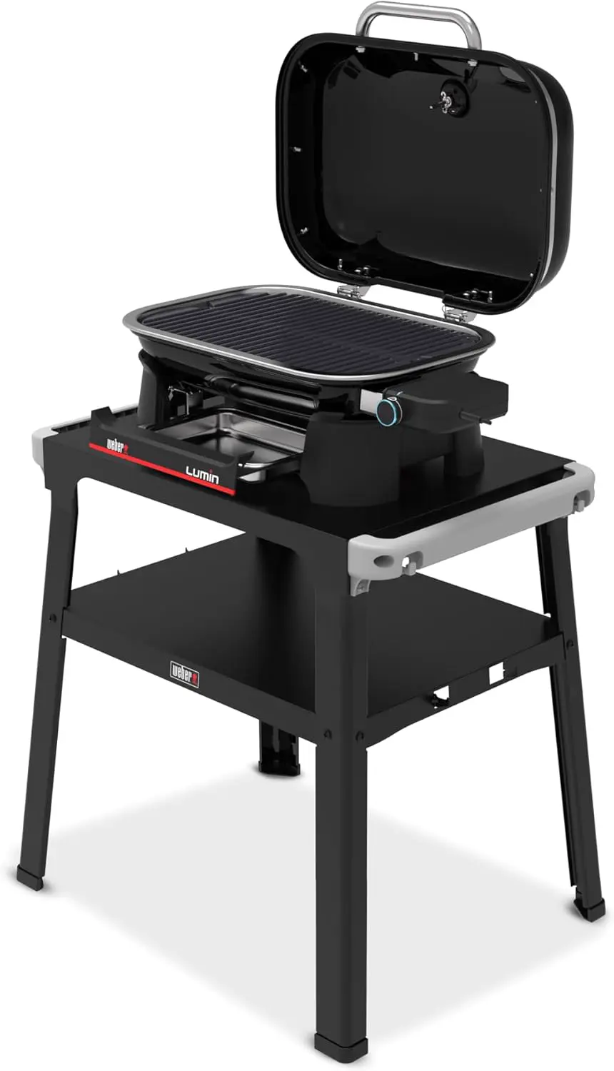 Barbecue weber 4 places noir 43 × 32 cm vue 3