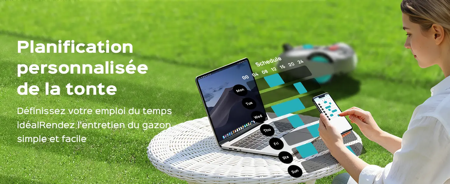 Robot tondeuse 800 m² — contenu détaillé 9
