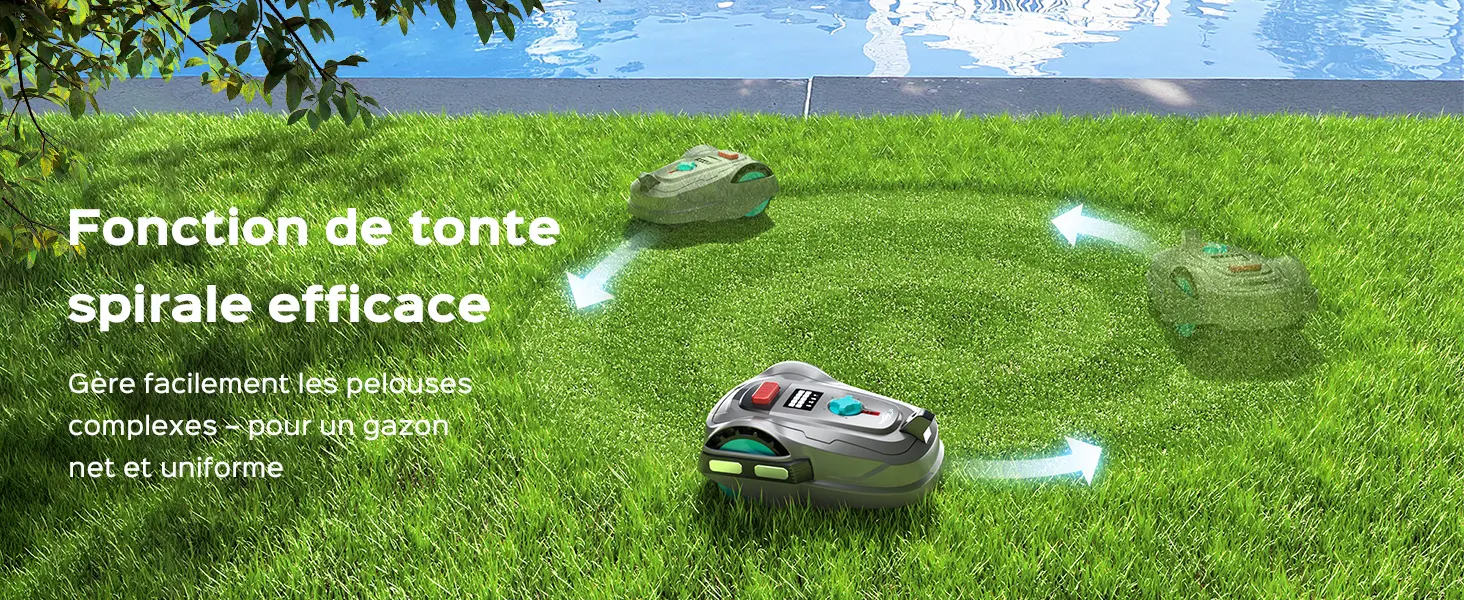 Robot tondeuse 800 m² — contenu détaillé 11