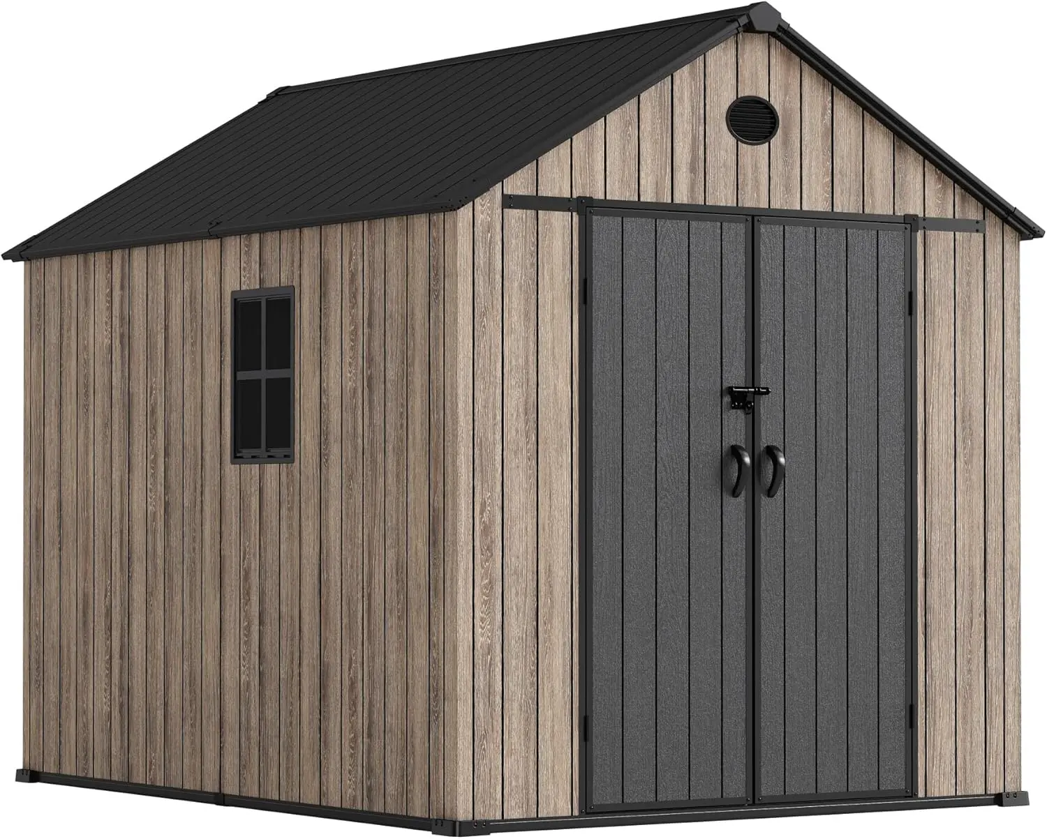 Hoggar Abri de jardin en résine 6,41 m² Oak O60