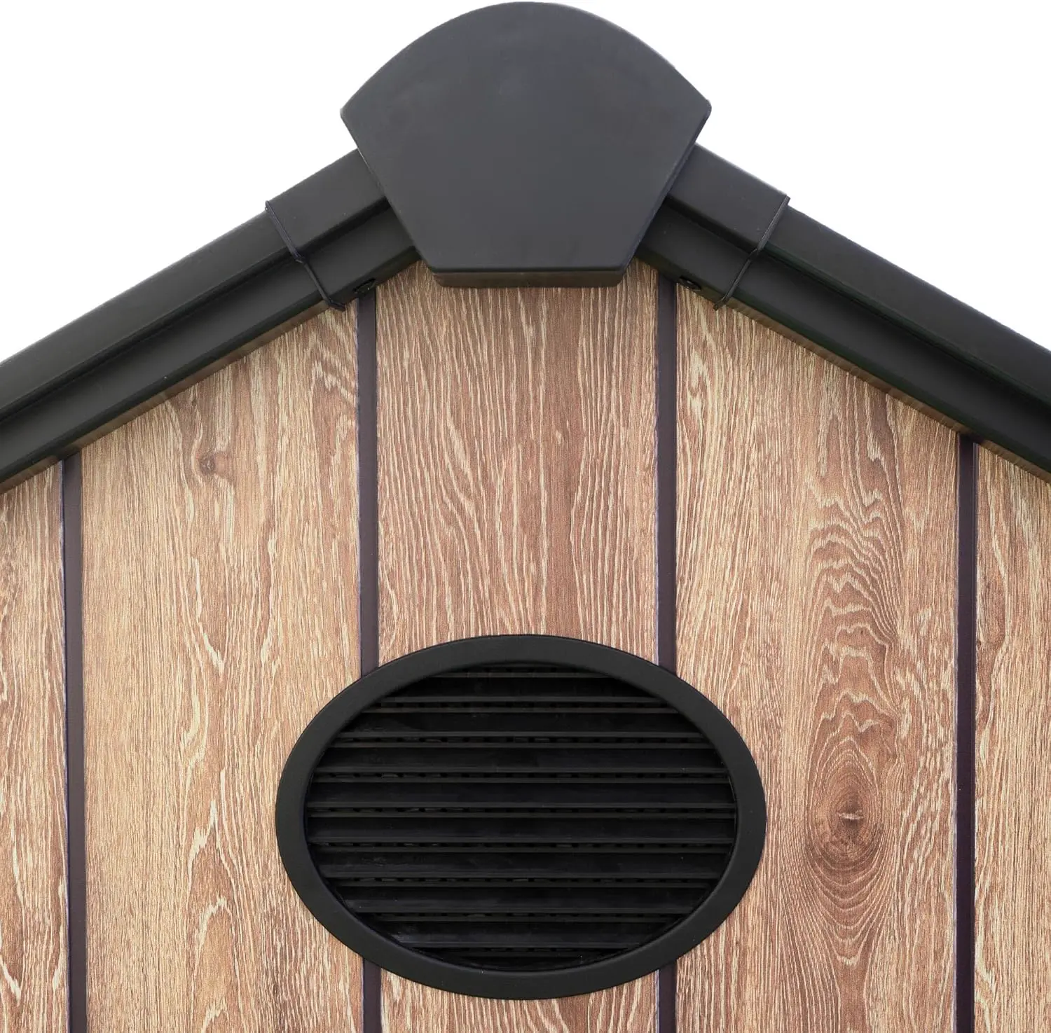 Abri de jardin en résine en bois noir 5,02 m² vue 8