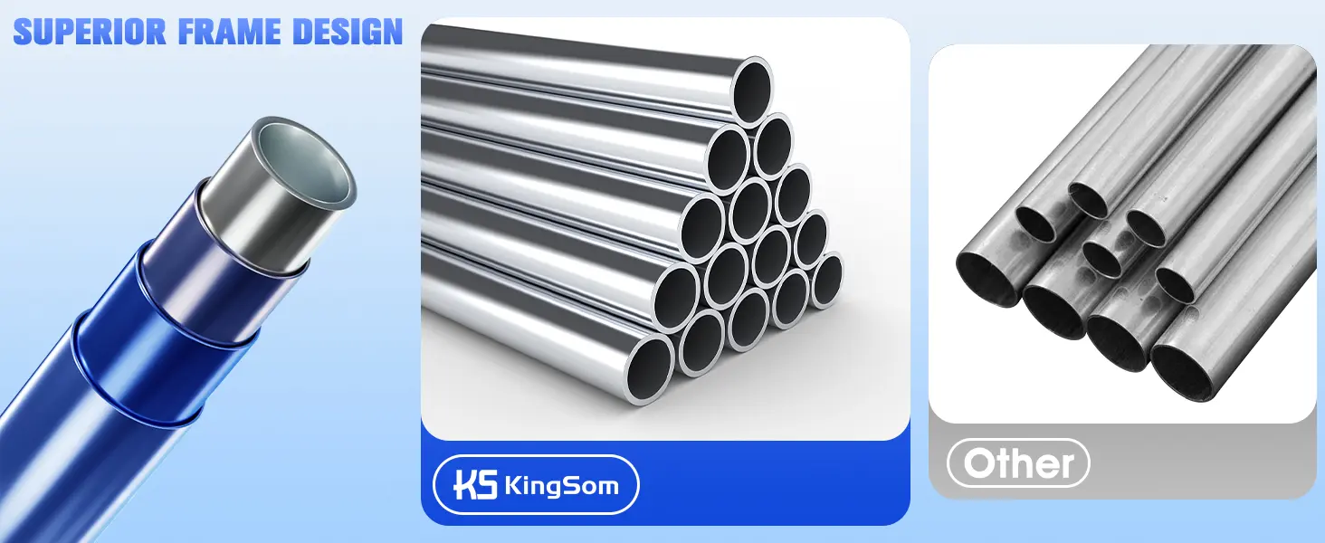 Piscine hors sol en aluminium 185 × 51 cm — contenu détaillé 6