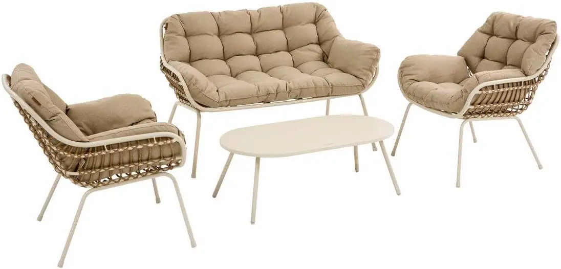 Hesp ride - Salon de Jardin Paopao Beige Argile 4