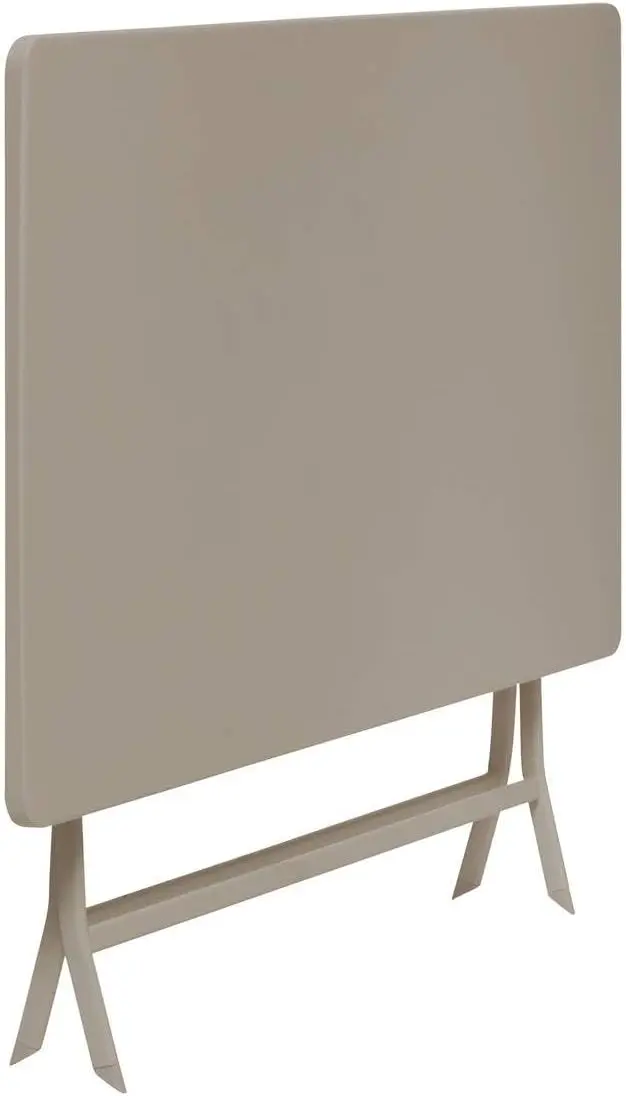 Table de jardin 4 places en acier 70 x 70 vue 4