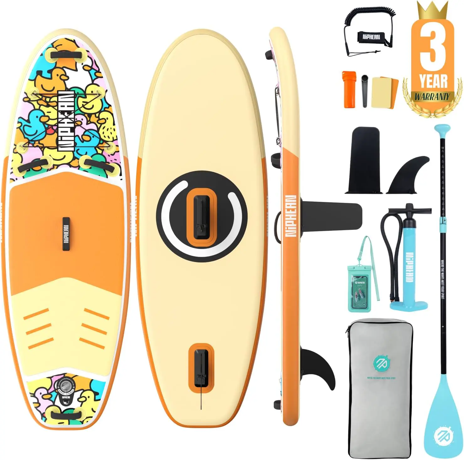Paddle gonflable Niphean Paddle Gonflable Adulte avec Tous Les… vue 1