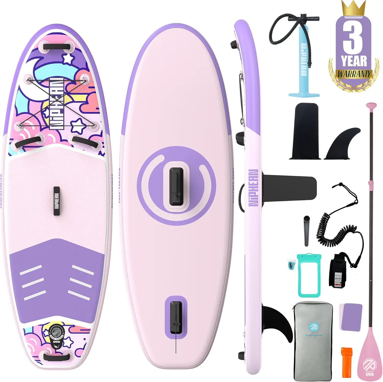 Paddle gonflable Niphean Paddle Gonflable Adulte avec Tous Les… vue 1