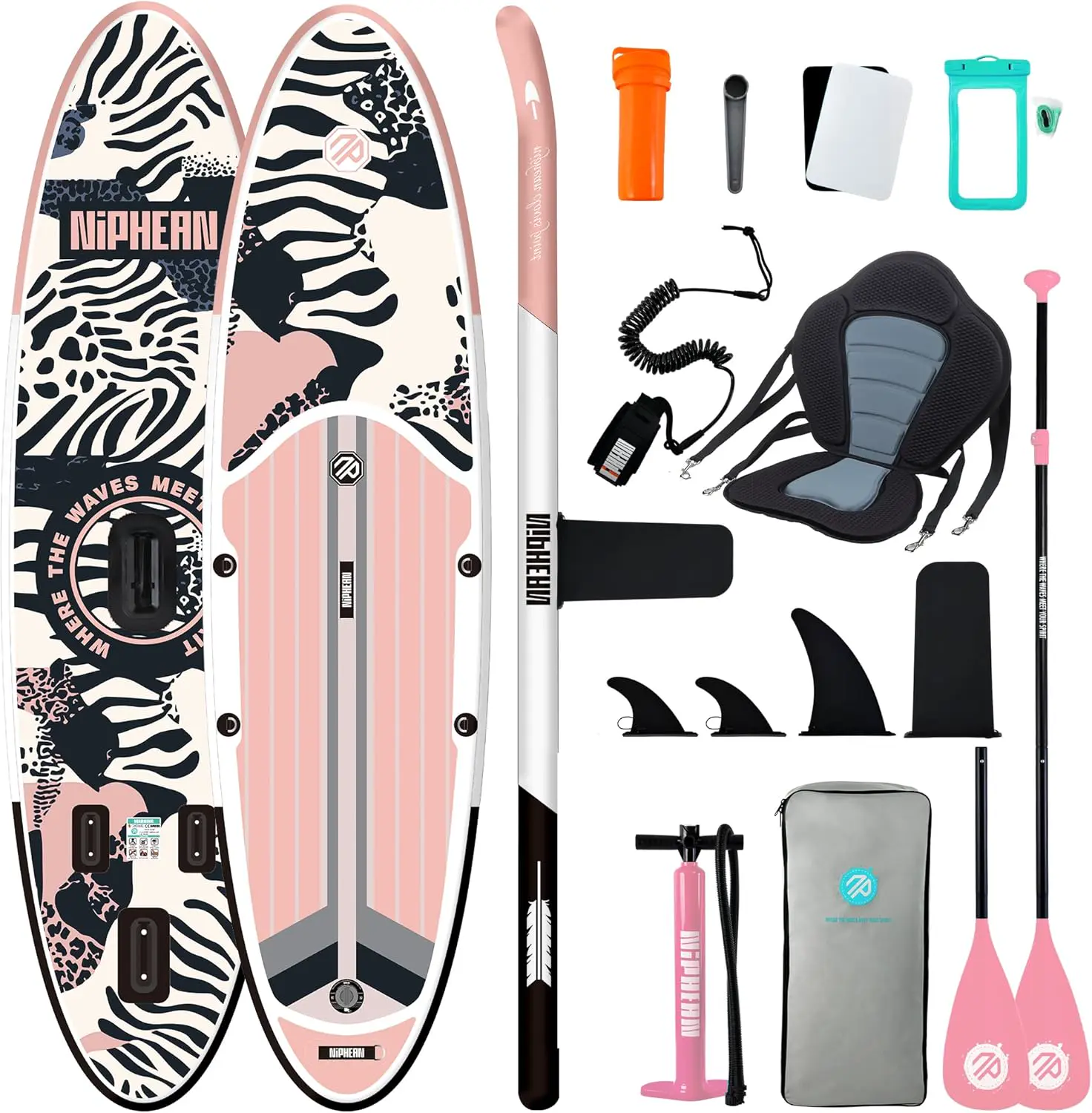 Paddle gonflable Niphean Paddle Gonflable Adulte avec Tous Les… vue 1