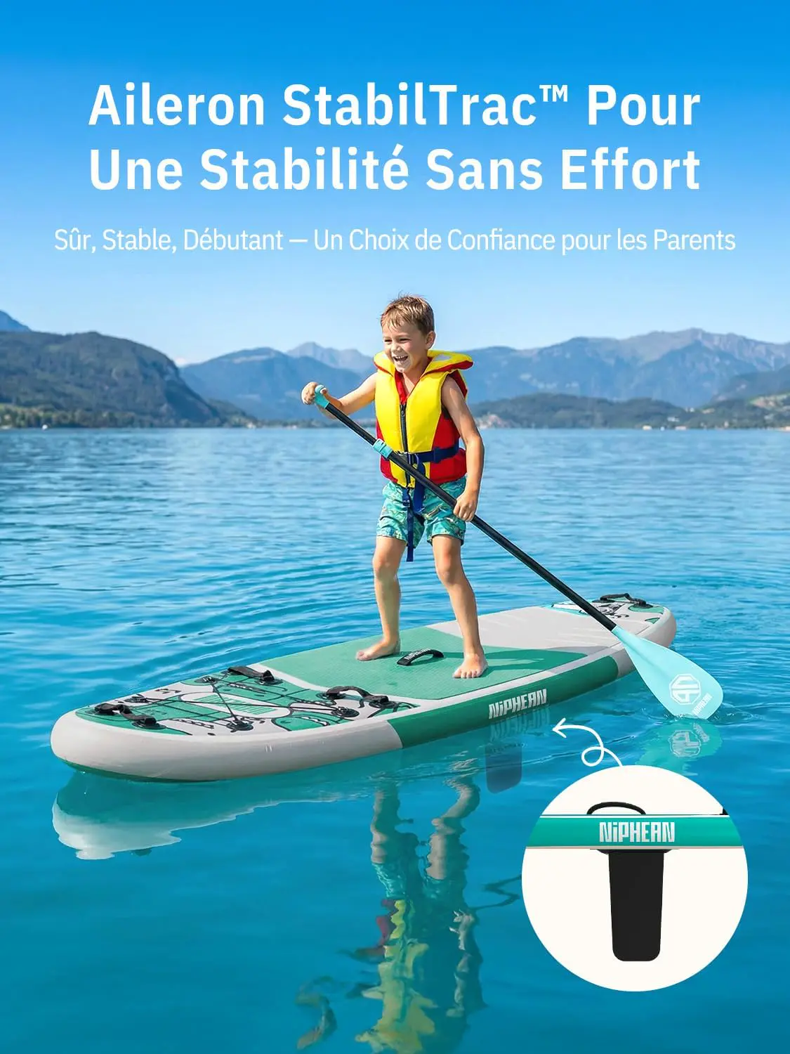 Paddle gonflable Niphean Paddle Gonflable Adulte avec Tous Les… vue 4