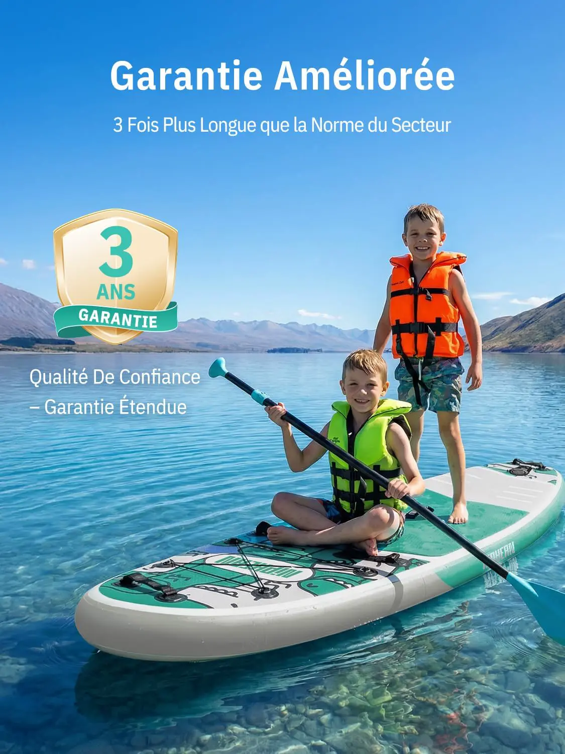 Paddle gonflable Niphean Paddle Gonflable Adulte avec Tous Les… vue 5