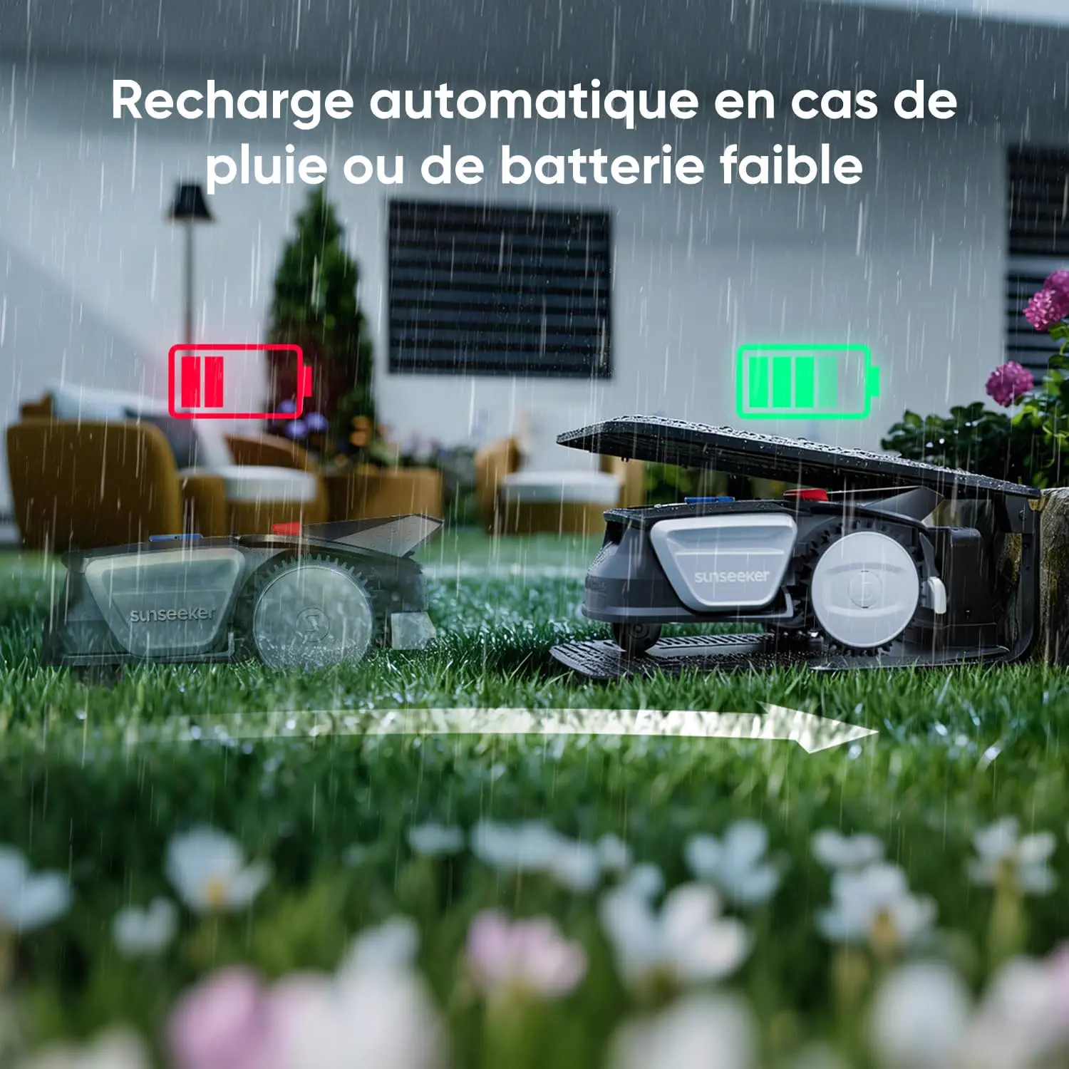 Robot tondeuse 300 m² vue 8