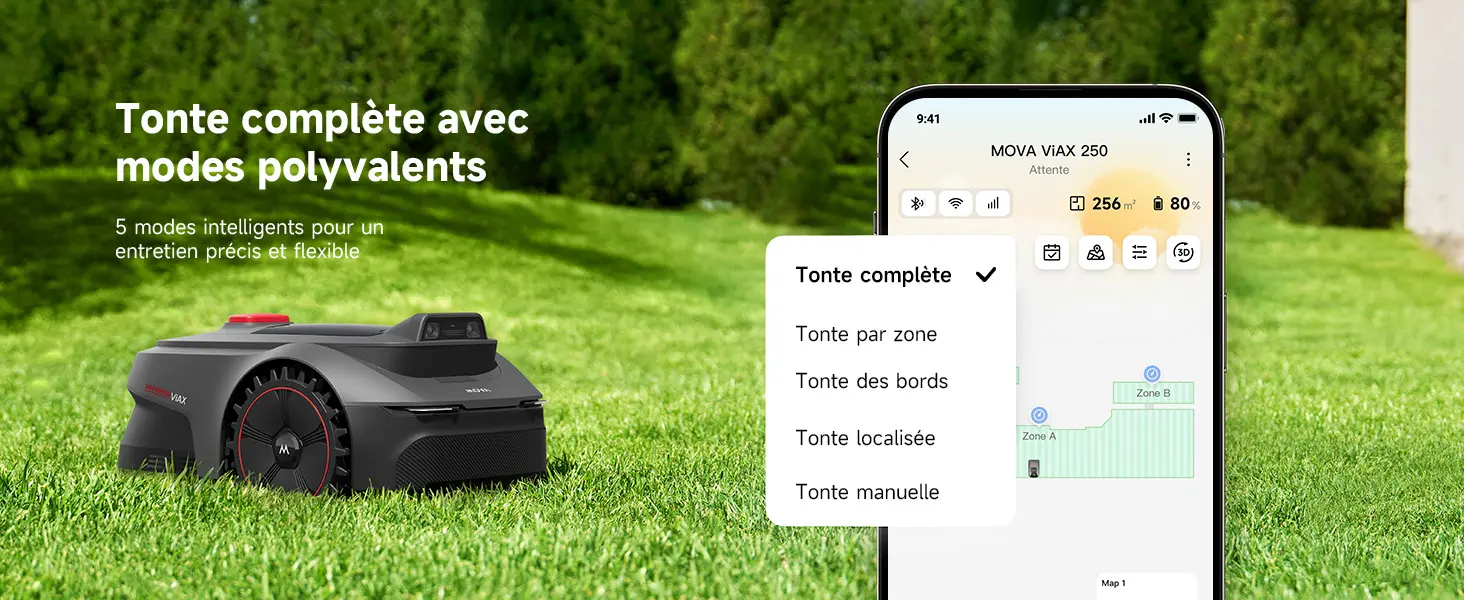 Robot tondeuse 250 m² — contenu détaillé 12