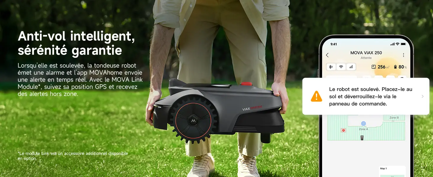 Robot tondeuse 250 m² — contenu détaillé 18