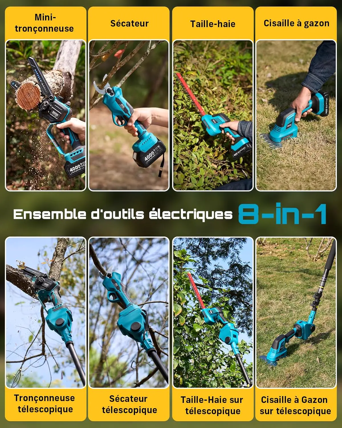 Tronçonneuse électrique 2 x 4,0 vue 2