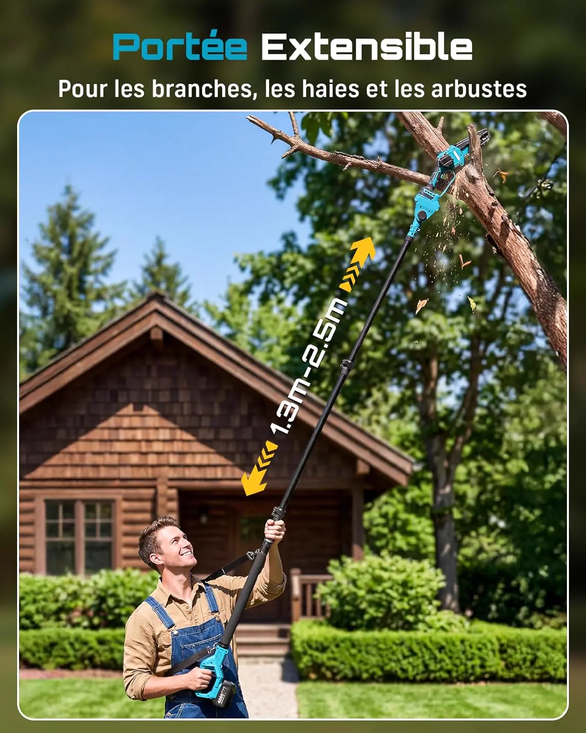 Tronçonneuse électrique 2 x 4,0 vue 3
