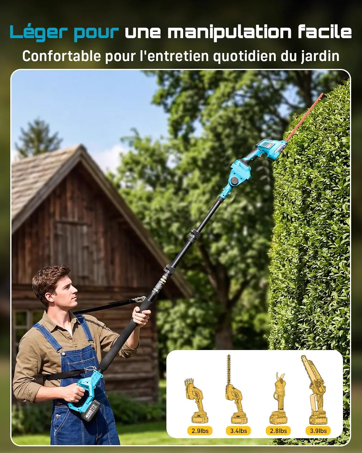 Tronçonneuse électrique 2 x 4,0 vue 7