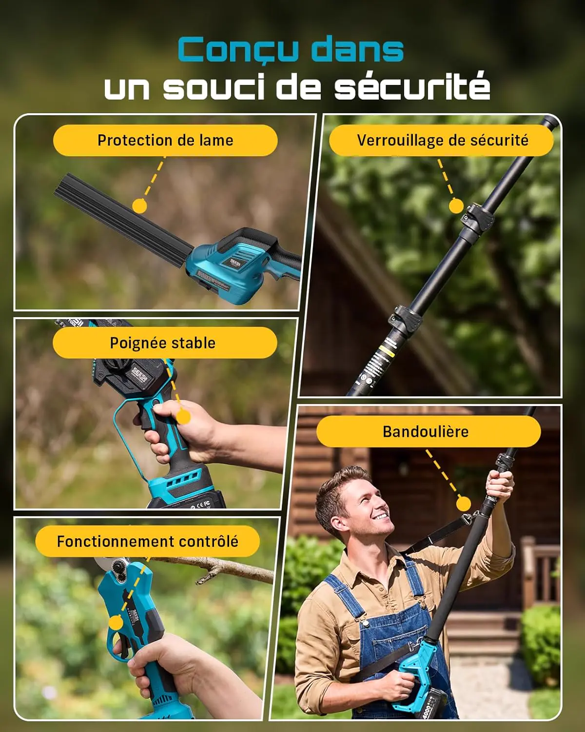 Tronçonneuse électrique 2 x 4,0 vue 8